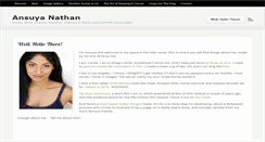 Desktop Screenshot of ansuyanathan.com