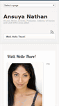 Mobile Screenshot of ansuyanathan.com