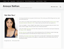 Tablet Screenshot of ansuyanathan.com